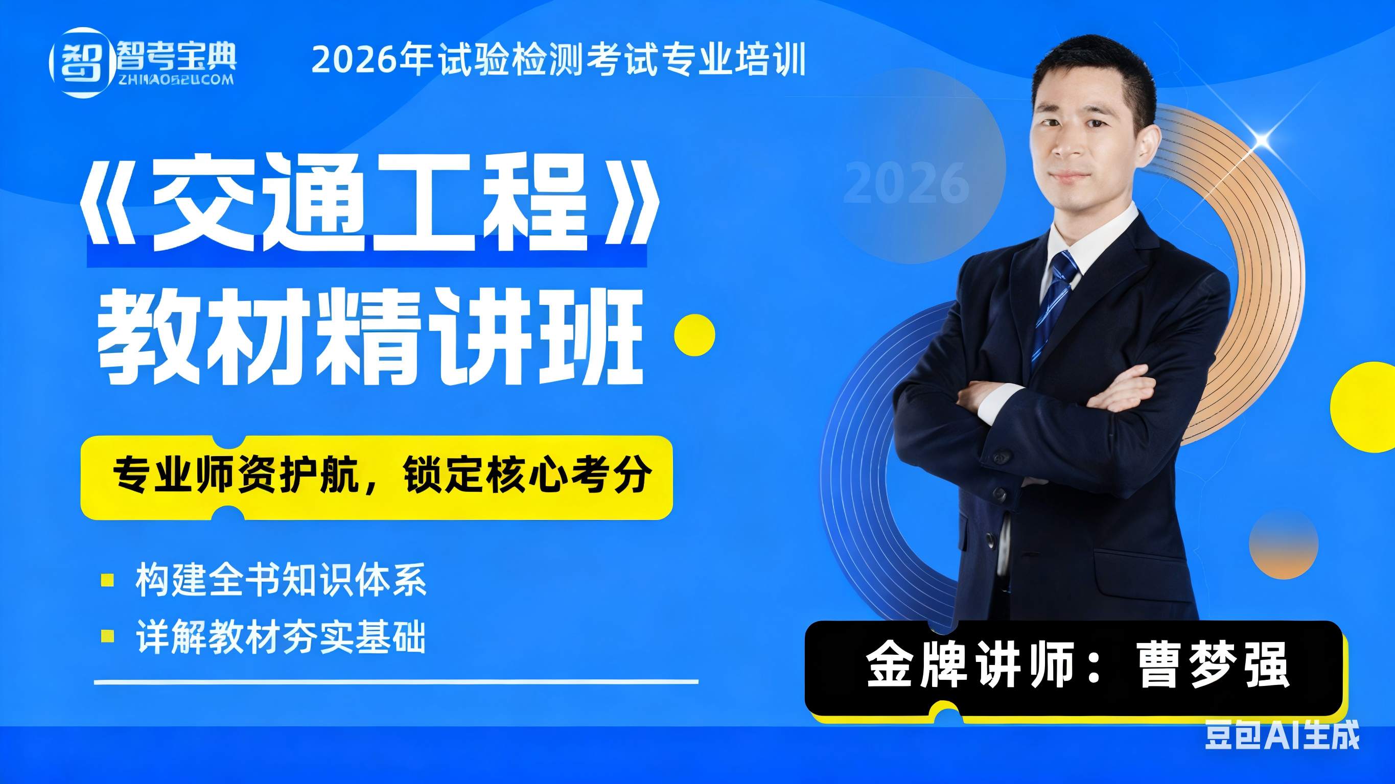 2026检测师(含助理)《交通工程》精讲班